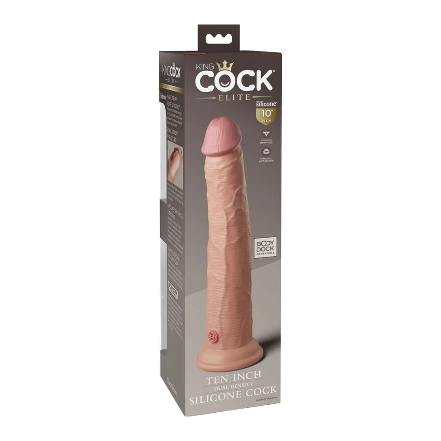 KING COCK - ELITE DILDO REALISTICO IN SILICONE 25.4 CM